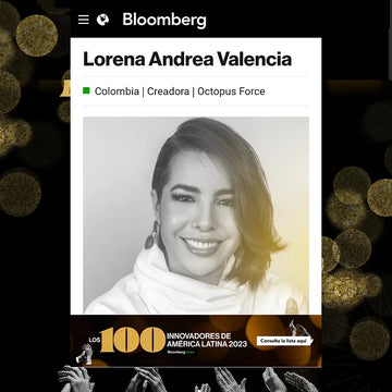 Lorena Valencia, CEO del Centro de Desarrollo Tecnológico Octopus Force, en la Lista de los 100 Innovadores de Latinoamérica 2023