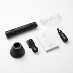 Kit completo CYLEN CICATRIZ: dispositivo, base de carga, adaptador, gafas de protección, serum y manual